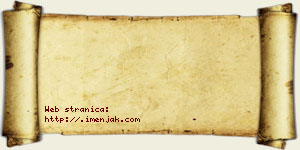 Vera Mladenović vizit kartica